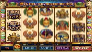 Throne Of Egypt ™ Free Slots Machine Game Preview By Slotozilla.com
