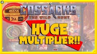 MASSIVE MULTIPLIER!!! Cossacks the Wild Hunt with 8 BONUSES!