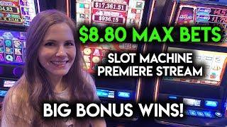 Slot Premiere Stream! $8.80 Max Bets ONLY!! Dancing Drums! 88 Fortunes and More!!
