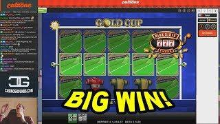 BIG WIN on Gold Cup Slot - £5 Bet