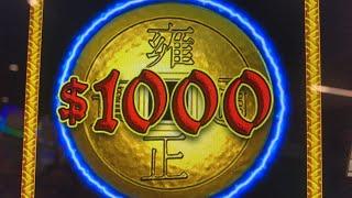 $1,000.00 For Playing All The NEWEST Slot Machines At The Casino LIVE