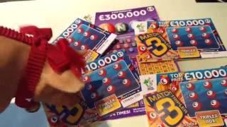 Scratchcards..Match 3 Tripler's..Bingo Purple...Super 7's..and Piggy