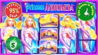 • Princes Andromeda 95% slot machine, Happy Goose