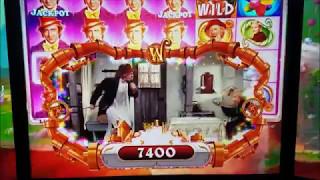 World  Of Wonka Slot Machine •$6 BET• 3 OOMPA LOOMPA Bonus  Features Win Max Bet $6