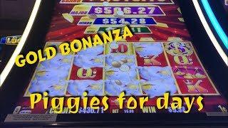 GOLD BONANZA - PIGGY ACTION - live play - free games