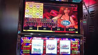 "Hot Red Ruby 2"  VGT Slots $12.50 Max LOT OF GOOD BINGO PATTERNS  JB Elah Slots Choctaw Casino