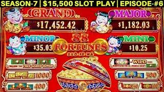 88 Fortunes 3 Reel Slot Machine Live Play | Lady Silk New Slot Macine | SEASON-7 | EPISODE #6