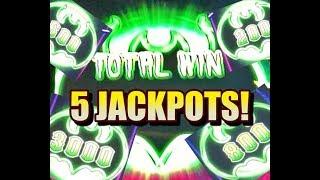 Full Session: 5 Jackpot Handpays in one night