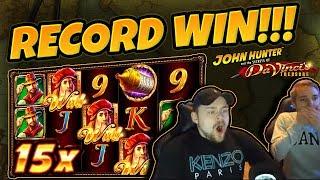RECORD WIN!!! Da Vincis Treasure BIG WIN (RETRIGGER) - Casinodaddy HUGE WIN on Casino Game