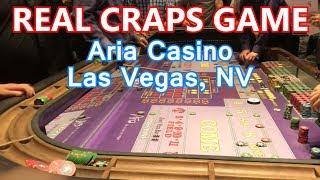 $25 MINIMUM CRAPS - LIVE Craps Game #11 - Aria Casino, Las Vegas, NV - Inside the Casino