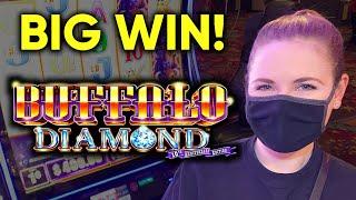 BIG WIN! Got The Games I was Chasing! Buffalo Diamond Slot Machine!