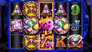 TWICE THE DIAMONDS Video Slot Casino Game with a TWICE THE DIAMONDS  FREE SPIN BONUS