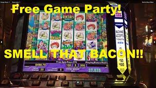 Stinkin Rich Free Game Party & Bacon Wrapped Titties Bonus Win