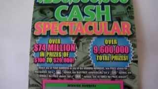 $10 Illinois Lottery Instant Scratchcard - Cash Spectacular