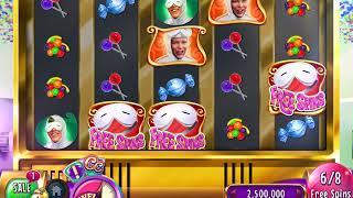 WILLY WONKA: LIGHTS CAMERA ACTION Video Slot Casino Game with a "BIG WIN" RETRIGGERED  BONUS