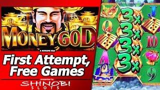 Money God Slot - First Attempt, Free Spins Bonus