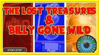 The Lost Treasures & Billy Gone Wild NEW Slots