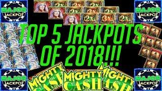 • TOP 5 JACKPOTS OF 2018! •