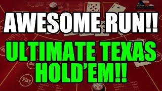 I WON BOTH HANDS! Unbelievable! Ultimate Texas Hold'em! Nice Win!!