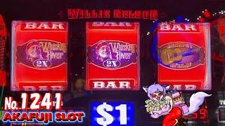 WILLIE NELSON Whiskey River Slot Machine 9 Lines @YAAMAVA Casino 赤富士スロット