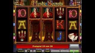 Mystic Secrets Slot - Freispiele - 250-facher Gewinn