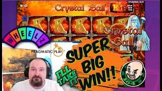 Really Nice Bonus!! Super Big Win From Crystal Ball Slot!!