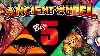 Ancient Wheel Big 5 Slot - NICE SESSION, ALL FEATURES!