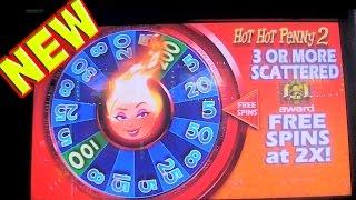 NEW SLOT MACHINE:  Hot Hot Penny 2 - Bonus Round Free Games Win