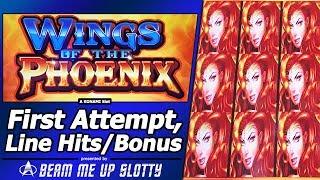 Wings Of The Phoenix Slot - First Attempt, Nice Line Hits and Free Spins Bonuses