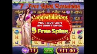 Thai Princess online Slot, Free spins with all 4 feature boxes!