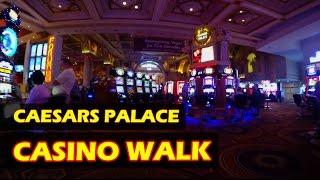 Walking through the Caesars Palace Hotel & Casino in Las Vegas - Nov 2016 - 4K HD