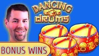 Dancing Drums Slot Machine, Multiple Bonus Rounds, 88 Fortunes Three Reel Slot