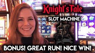 NEW Knights Tale Slot Machine! Bonus GREAT RUN!!!
