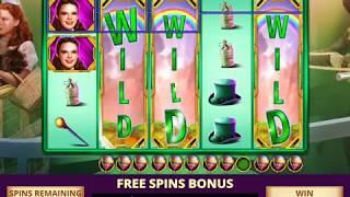 WIZARD OF OZ: THE GREAT BALLOON Video Slot Casino Game with a FREE SPIN BONUS