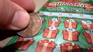 Merry Millionaire - $20 Instant Lottery Ticket Scratchcard video