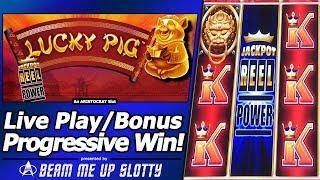 Lucky Pig Slot - Live Play, Free Spins Bonuses and Progressive Win! • BeamMeUpSlotty