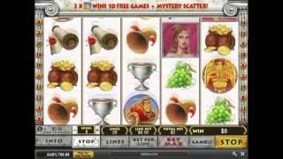Rome And Glory Slot Machine At Grand Reef Casino