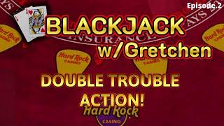 BLACKJACK WITH GRETCHEN EPISODE #2 $12,000K BUY-IN ~ UP TO $1000 HANDS ~ AMAZING JOB GRETCHEN!!