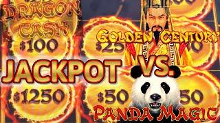 HIGH LIMIT Dragon Link Golden Century & Panda Magic HANDPAY JACKPOT ~ $25 Bonus Round Slot Machines
