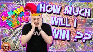 •Crazy Play on Carnival In Rio!! • How Much Will I Win?? •