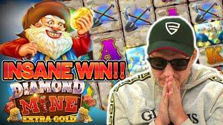 HUGE WIN!! DIAMOND MINE EXTRA GOLD BIG WIN - Casino game from CasinoDaddy