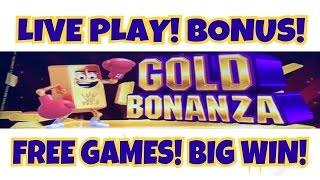 **GOLD BONANZA** LIVE PLAY! FREE GAMES! BIG WIN!