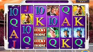 LUCKY HORSE Video Slot Casino Game with a FREE SPIN BONUS
