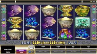 Free Witches Wealth Slot by Microgaming Video Preview | HEX