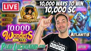 ⋆ Slots ⋆ LIVE 10,000SC ⫸ 10,000 Ways to WIN Cash Prizes on PlayLuckyland.com