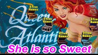 ⋆ Slots ⋆OLD GAME IS BETTER & SHE IS SO SWEET⋆ Slots ⋆QUEEN OF ATLANTIS Slot (Aristocrat) $4.50 Bet ⋆ Slots ⋆$235 Free Play⋆ Slots ⋆