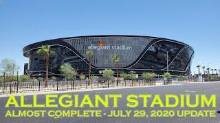 Raiders Allegiant Stadium Almost Complete July 29 2020