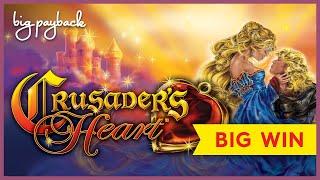 Crusader's Heart Slot - NICE SESSION, ALL FEATURES!