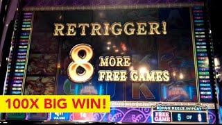 Ultra Stack Dragon Slot 100X *BIG WIN RETRIGGER* Bonus!