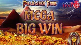 MEGA BIG WIN on Pharaoh's Tomb - Novomatic Slot - 1,50€ BET!